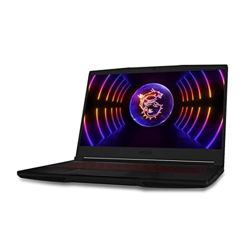 MSI Thin GF63 12VF-291IT, Notebook Gaming, 15.6" FHD 144Hz, Intel i7-12650H, Nvidia RTX 4060 8GB GDDR6, RAM 16GB DDR4 3200MHz, 512B SSDPCIe 4, WiFi 6, Win 11 Home, Layout e Garanzia ITA, Nero